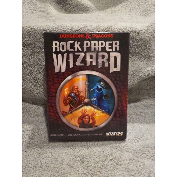 WizKids Other - Wizkids Dungeons & Dragons Rock Paper Wizard Game Complete in Box